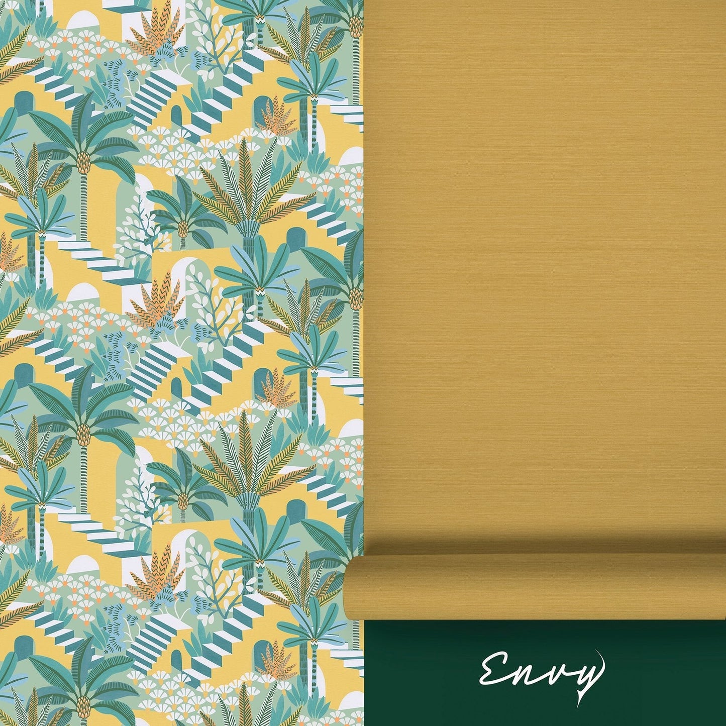122367 - Vacay Wallpaper - Citron - Envy