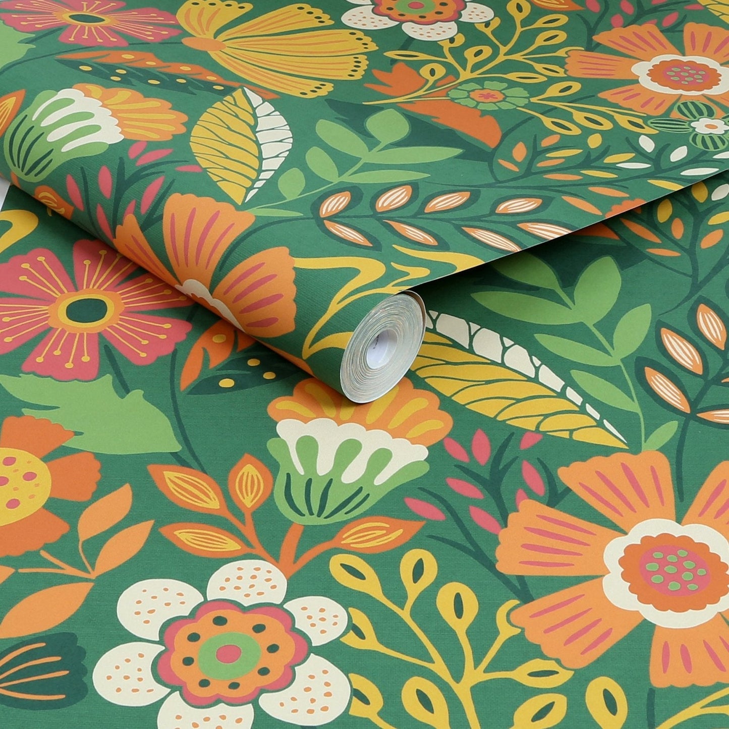 122375 - Oopsy Daisy Wallpaper - Forest Green - Envy