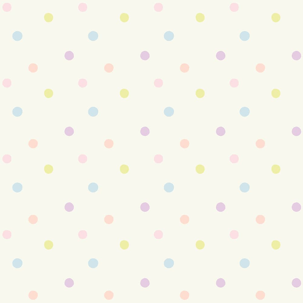 122394 - Bee Spot Wallpaper - Pastel - Next