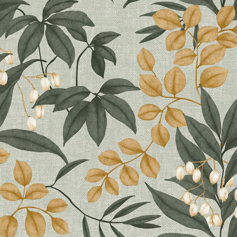 122414 - Persephone Wallpaper - Green - Superfresco Easy