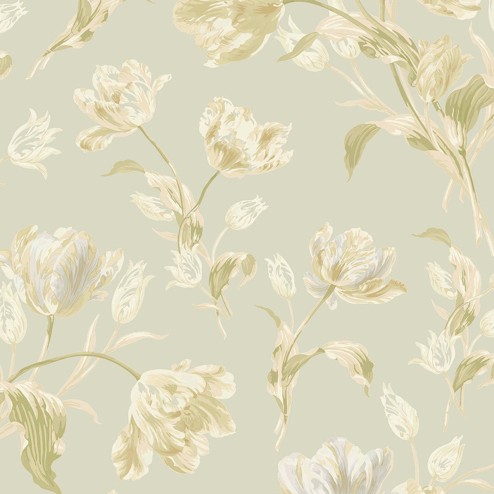 122769 - Gosford Wallpaper - Sage Green - Laura Ashley