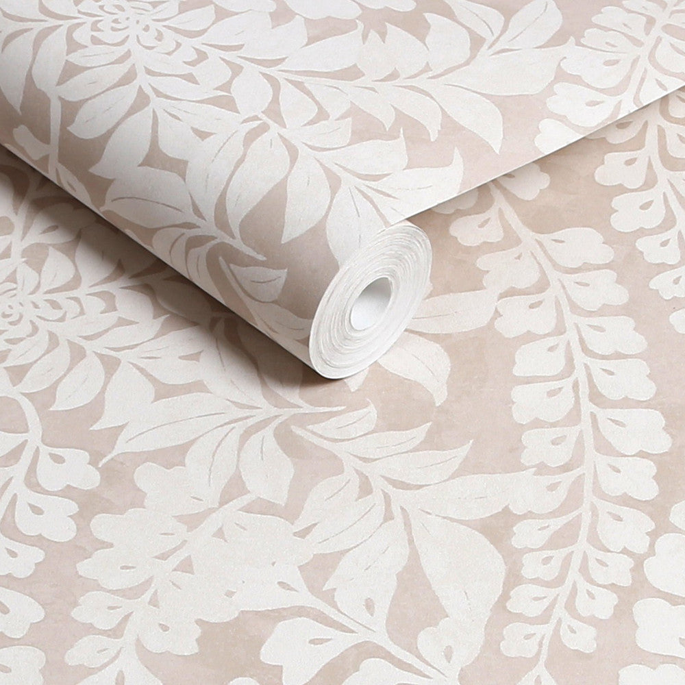 122880 - Roaming Leaf Wallpaper - Neutral - Next