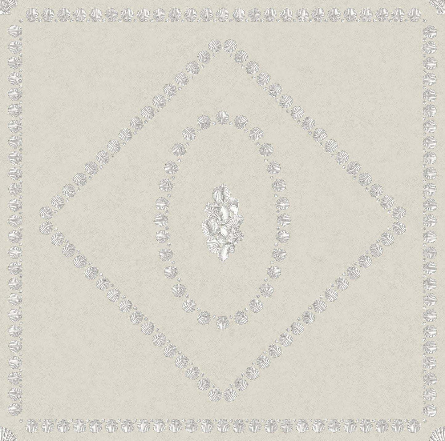 123/5024 - Conchiglie Wallpaper - Pearl on Parchment - Cole & Son