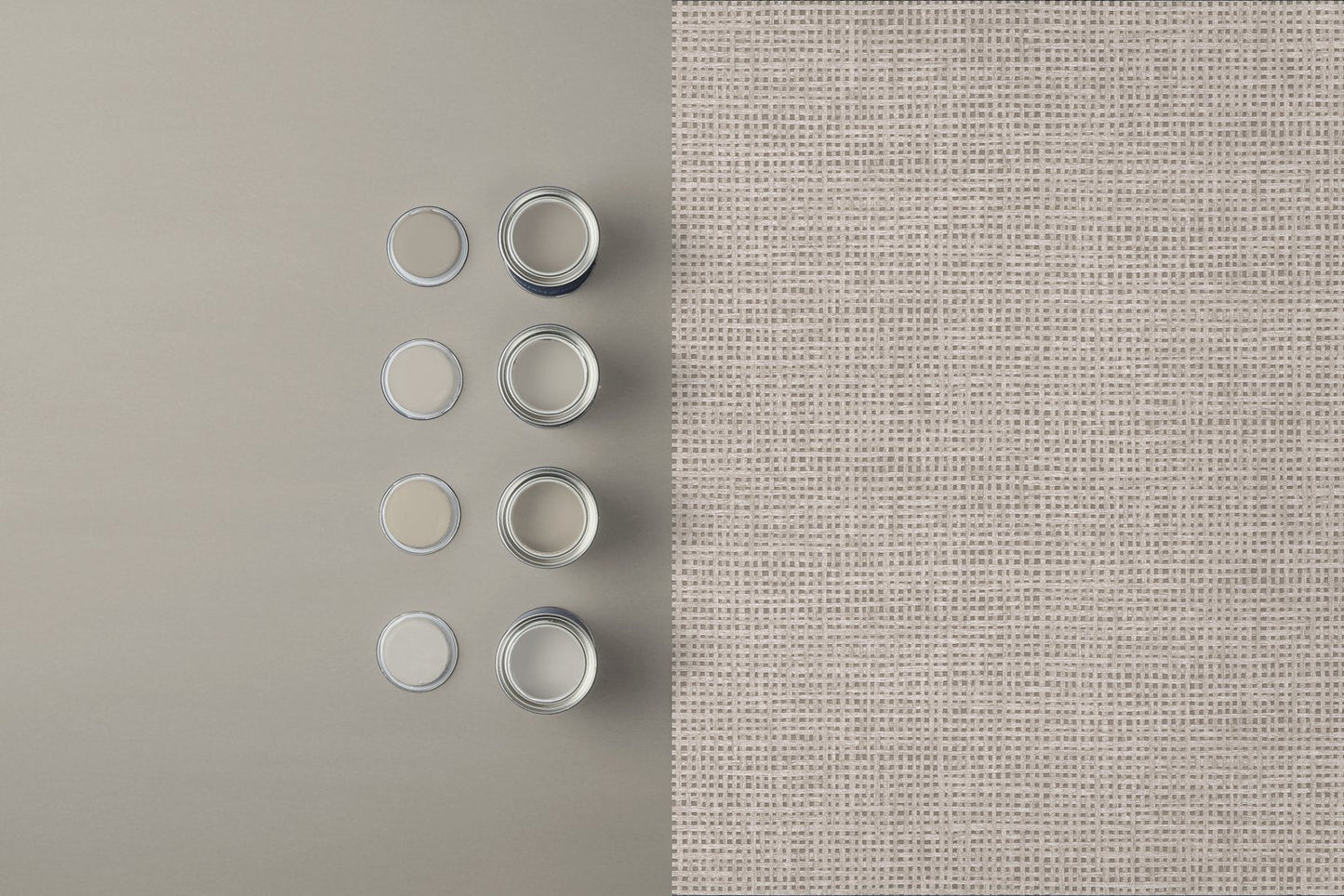 124095 - Rustic Weft Wallpaper - Praline - Graham & Brown