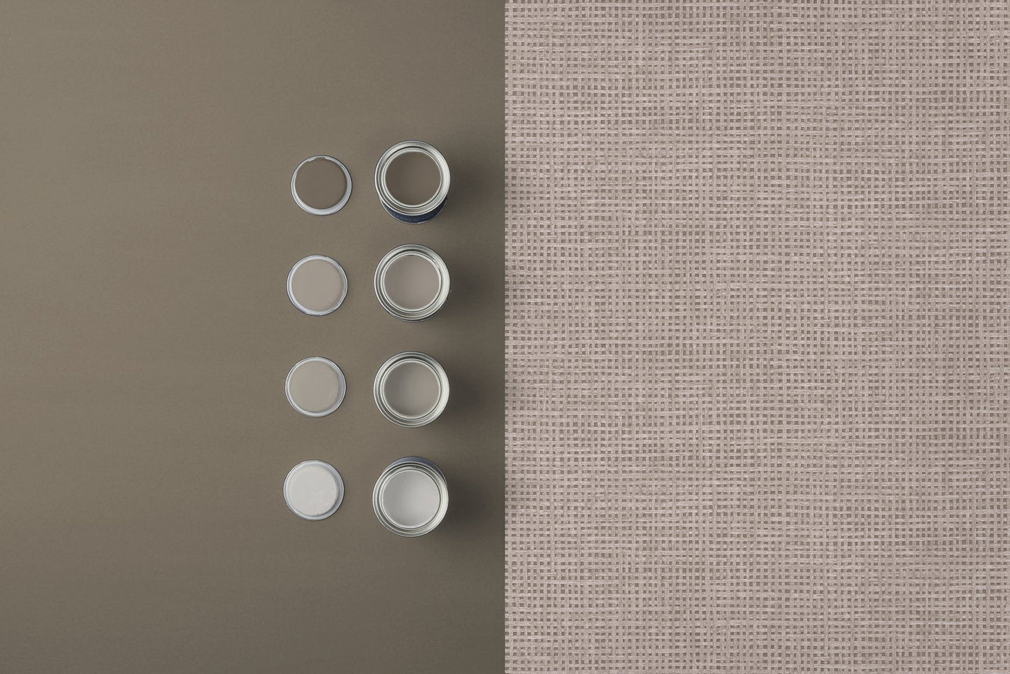 124100 - Rustic Weft Wallpaper - Stone - Graham & Brown