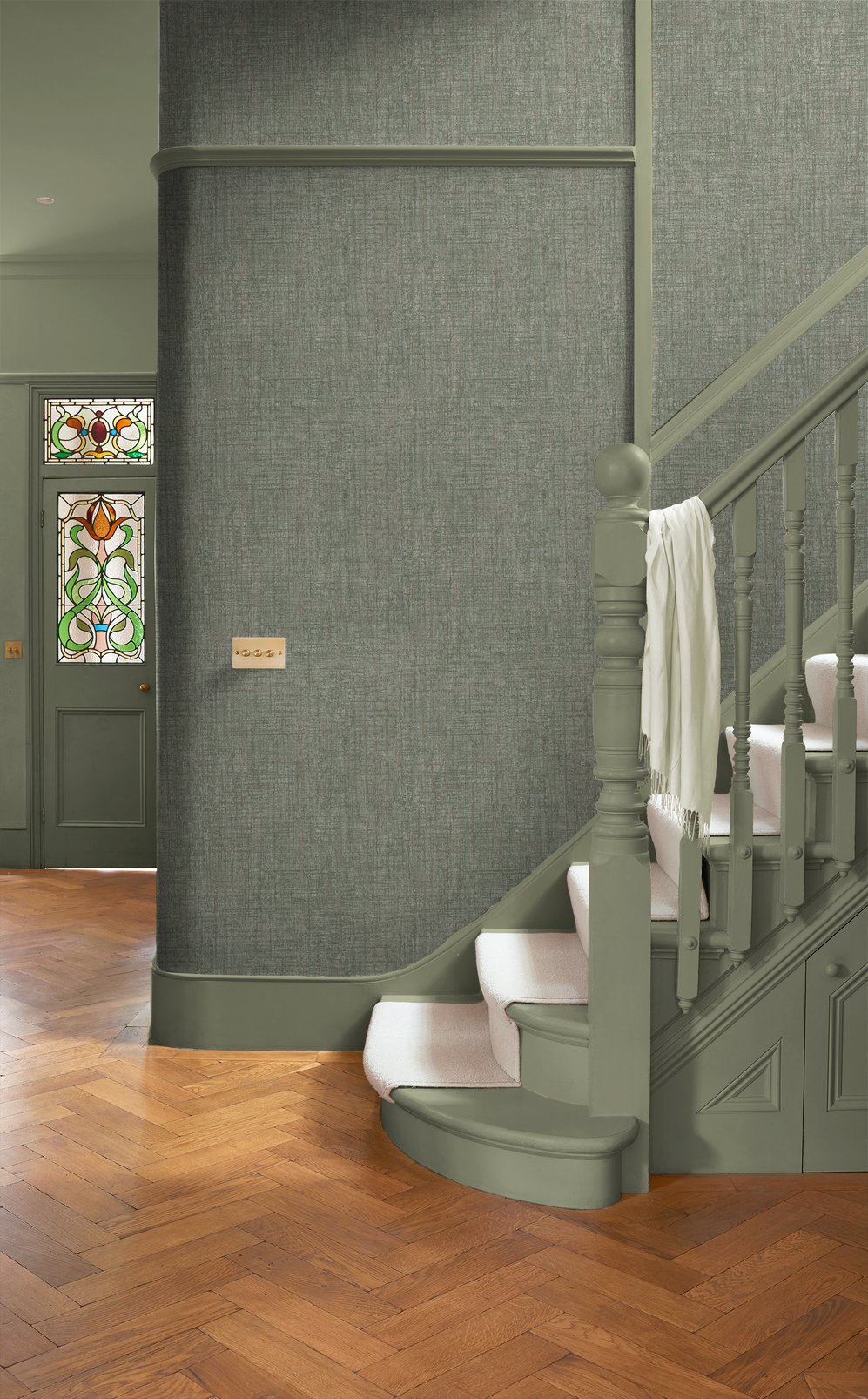 124142 - Armando Wallpaper - Sage - Graham & Brown