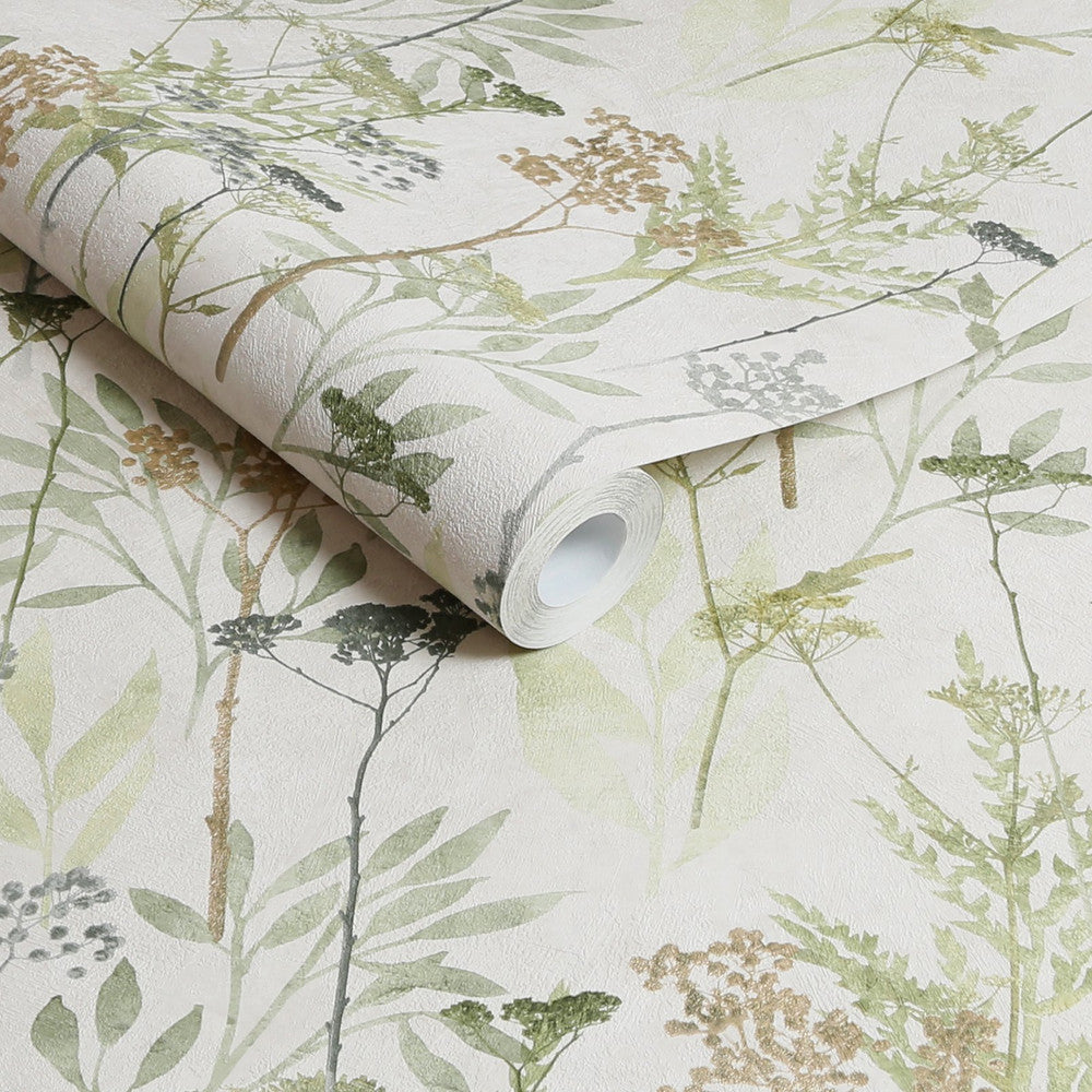 125058 - Solstice Wallpaper - Sage Green - Superfresco Easy
