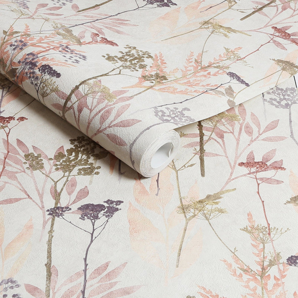 125061 - Solstice Wallpaper - Pink - Superfresco Easy