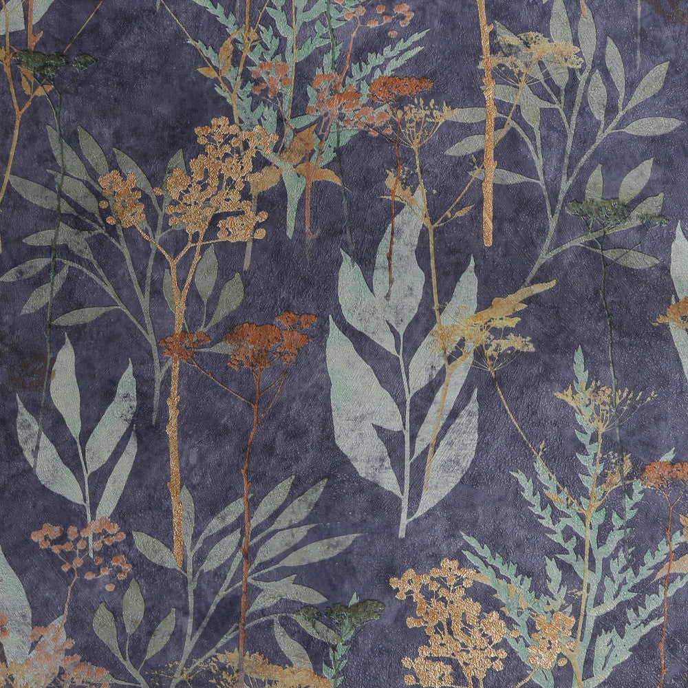 125062 - Solstice Wallpaper - Navy & Copper - Superfresco Easy