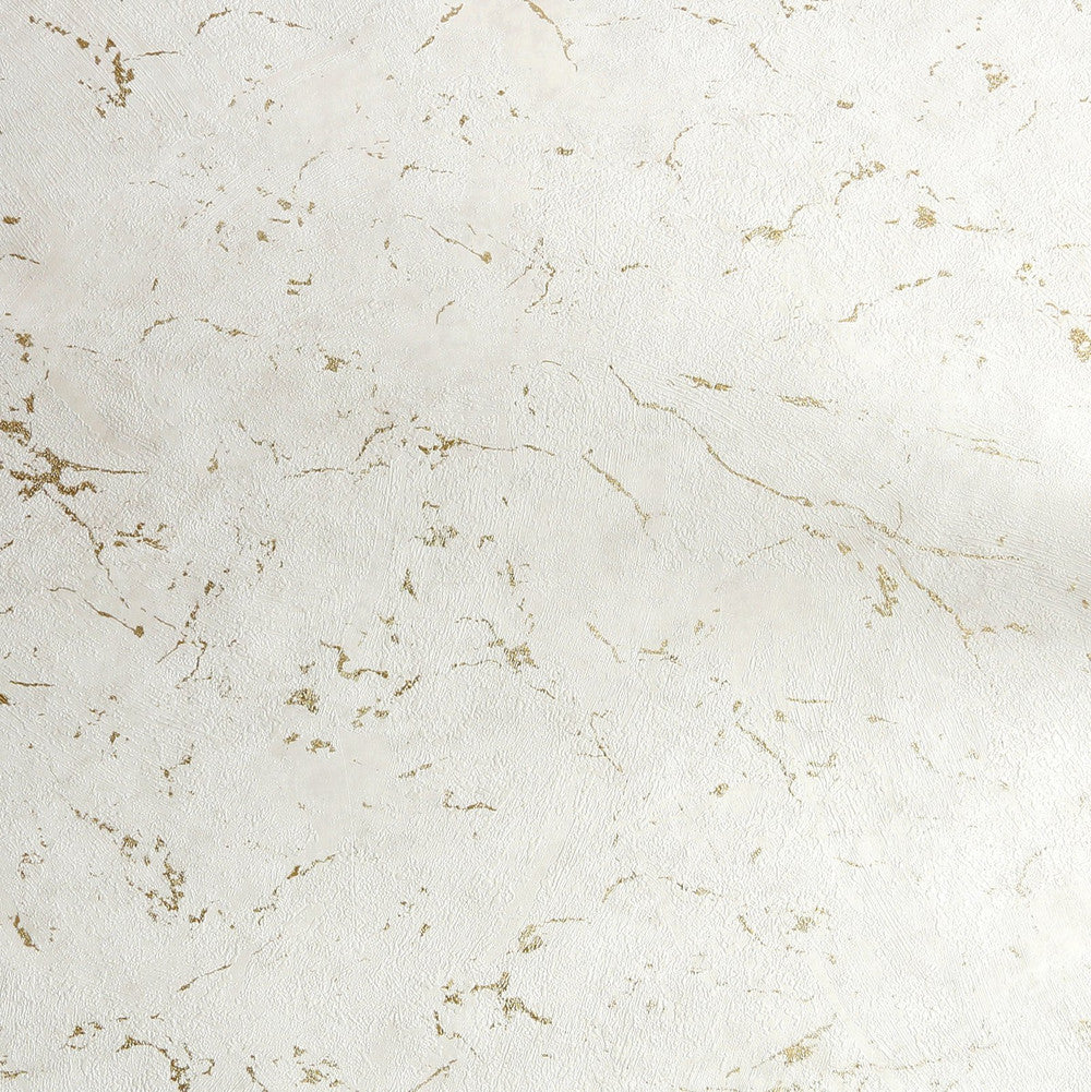 125066 - Gilded Plaster Wallpaper - Stone Pale Gold - Superfresco Easy