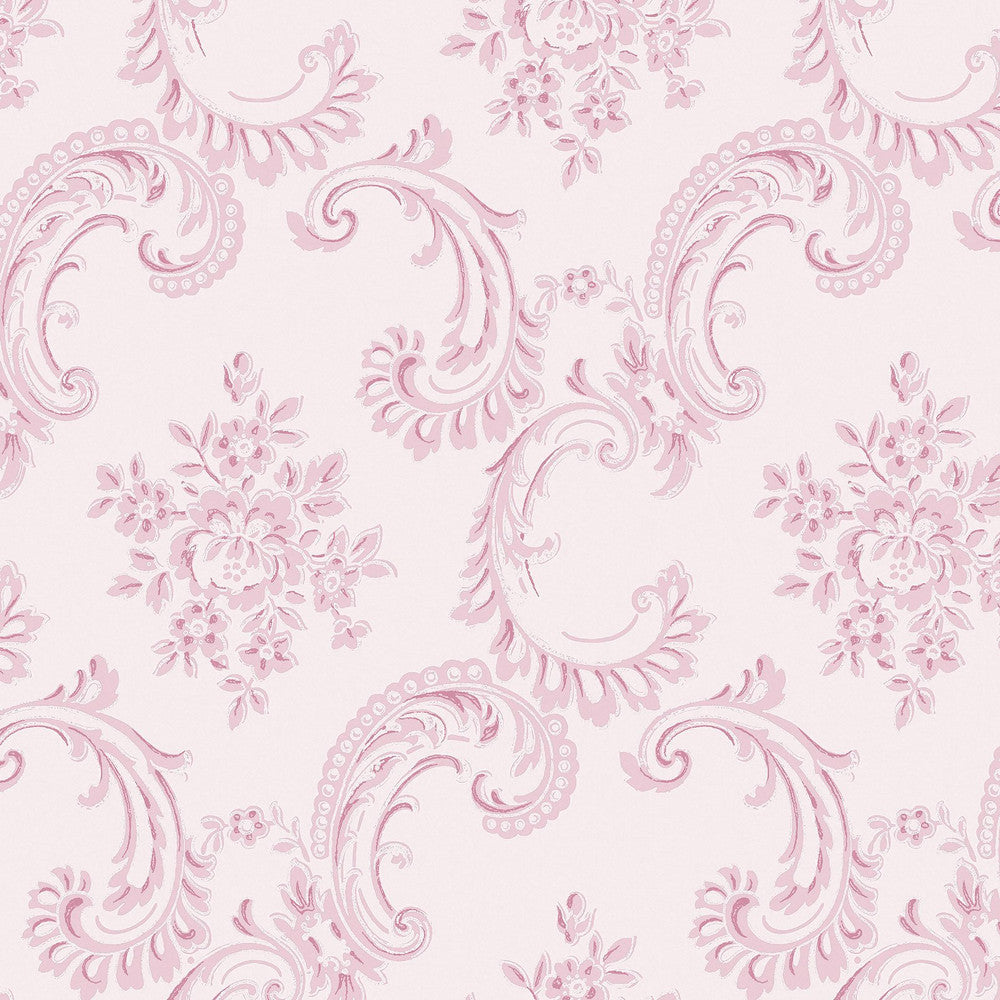 125113 - Boudoir Beauty Wallpaper - Pink - Shabby Chic
