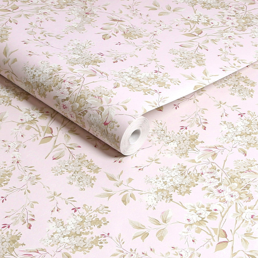 125124 - Chelsea Wallpaper - Pink - Shabby Chic