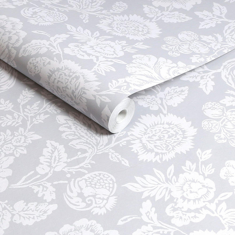 125139 - Stipple Wallpaper - Grey - Shabby Chic