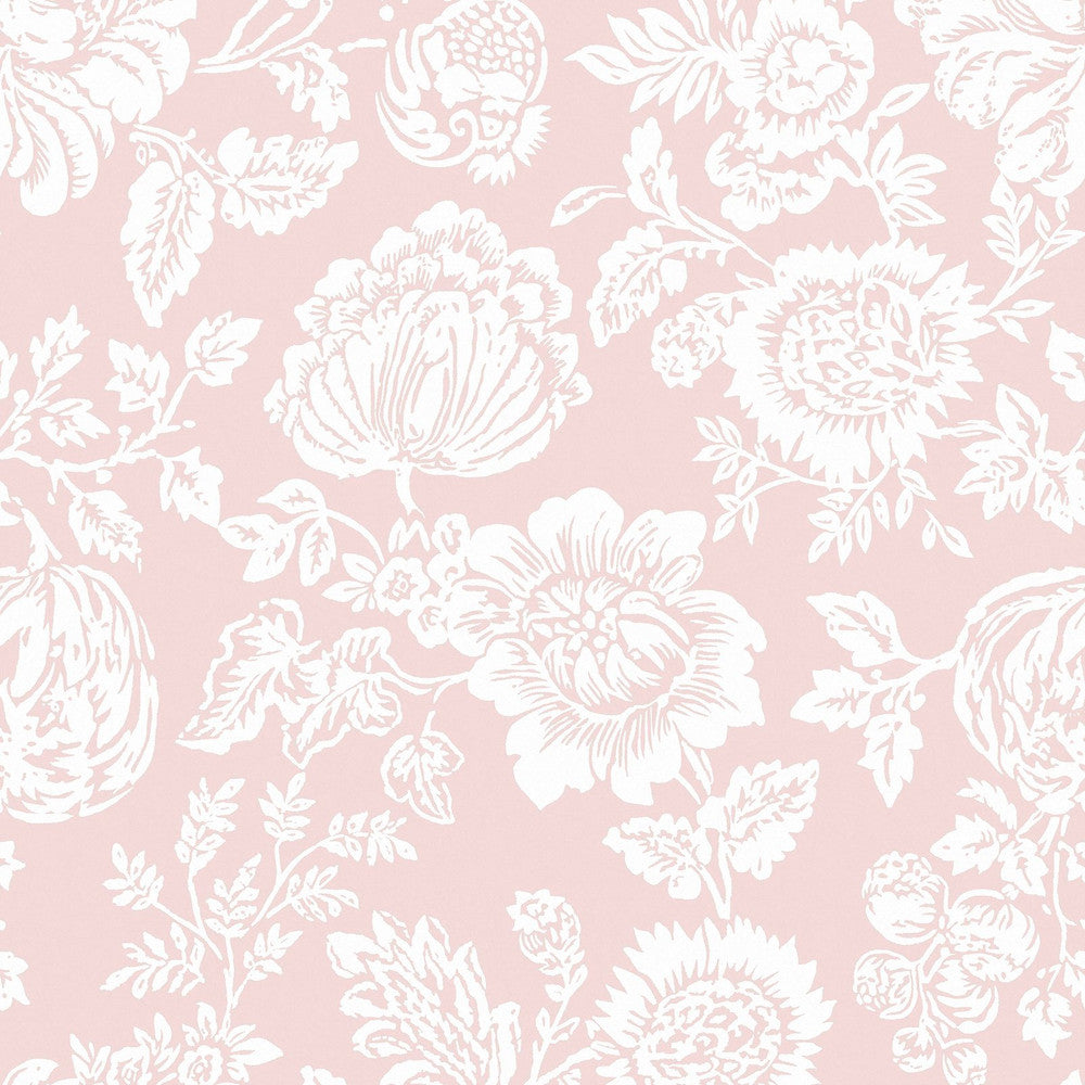 125140 - Stipple Wallpaper - Pink - Shabby Chic