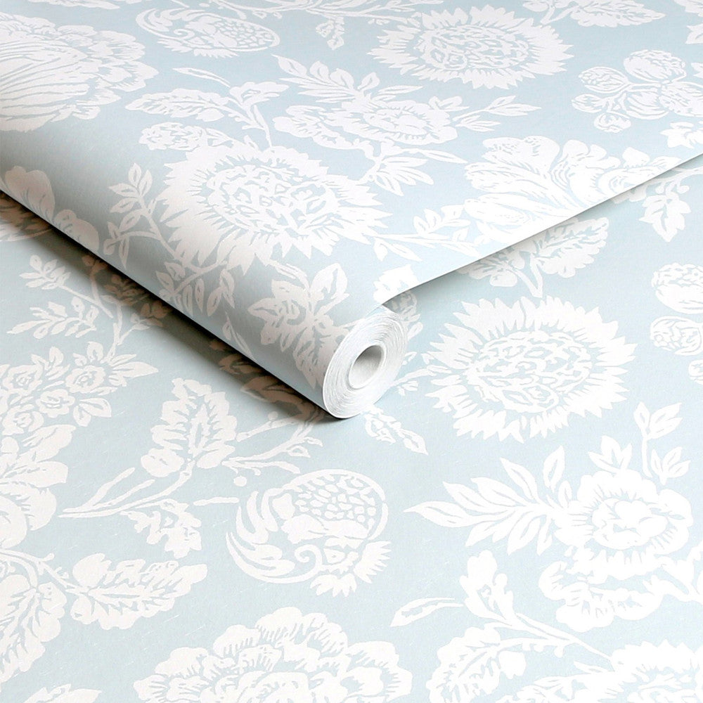 125141 - Stipple Wallpaper - Blue - Shabby Chic