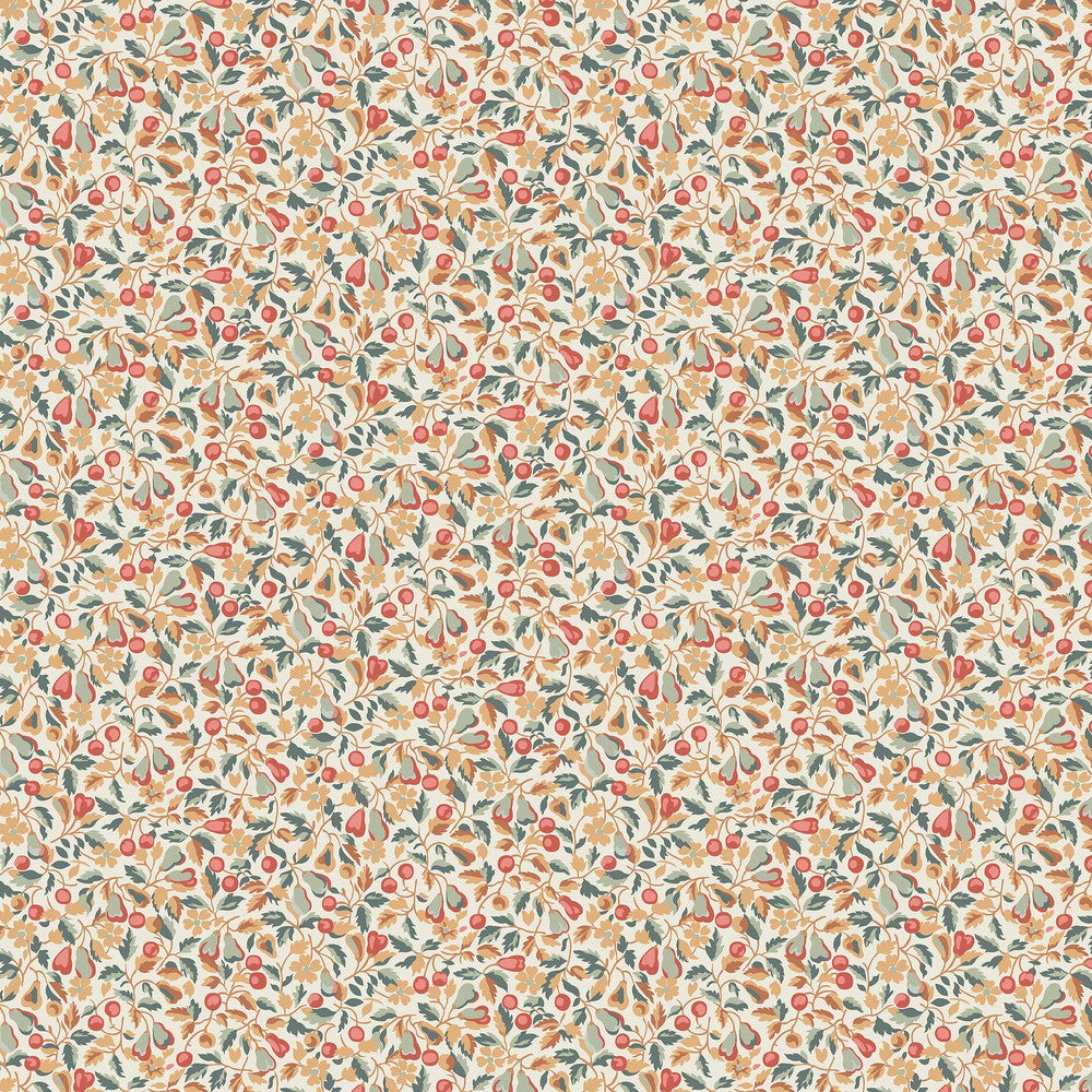 127398 - Devrons Grove Wallpaper - Terracotta - Laura Ashley