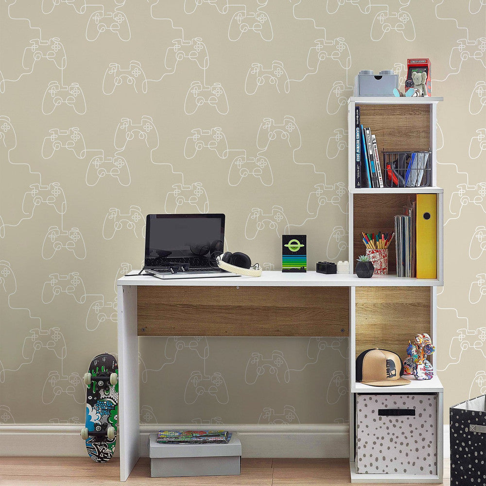 127713 - Gamer Doodle Wallpaper - Neutral - Next