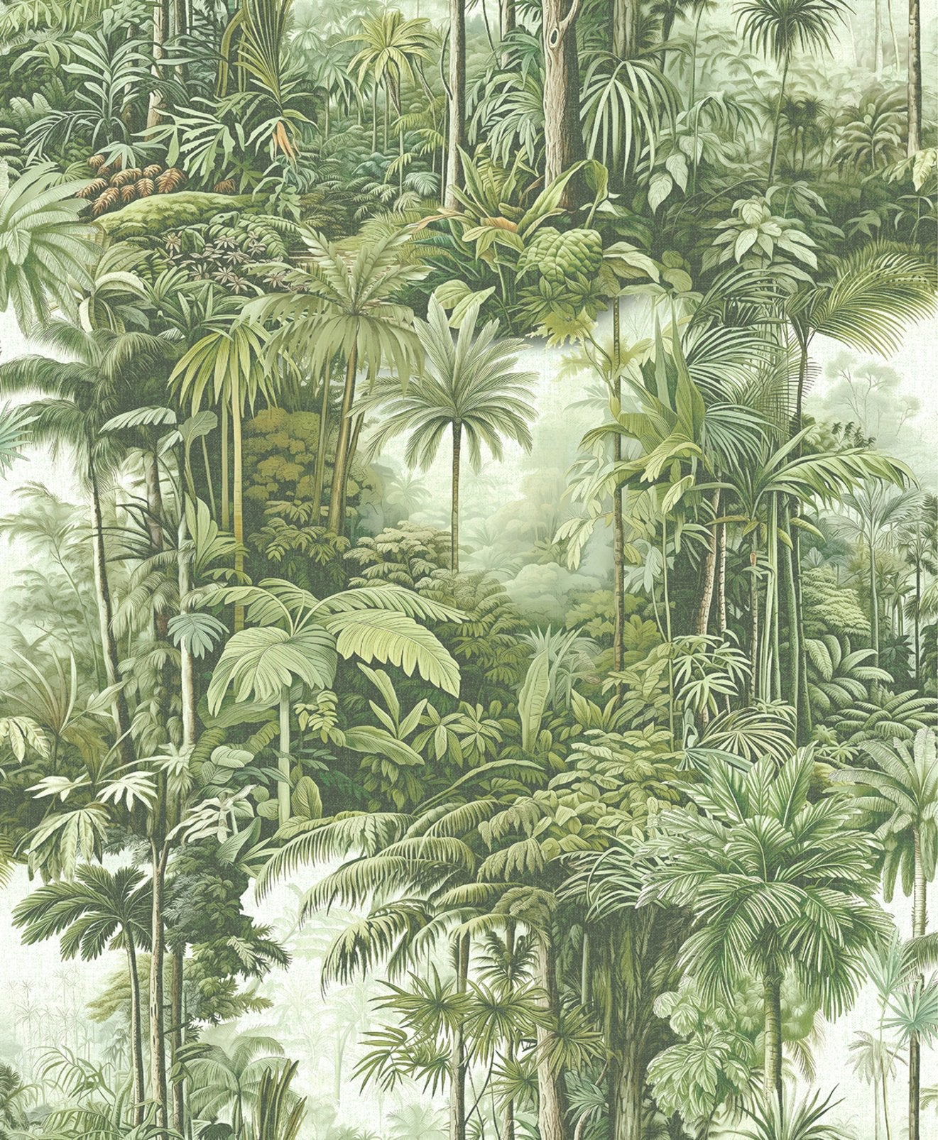 127914 - Benmore Ridge Wallpaper - Sage Fog - Graham & Brown