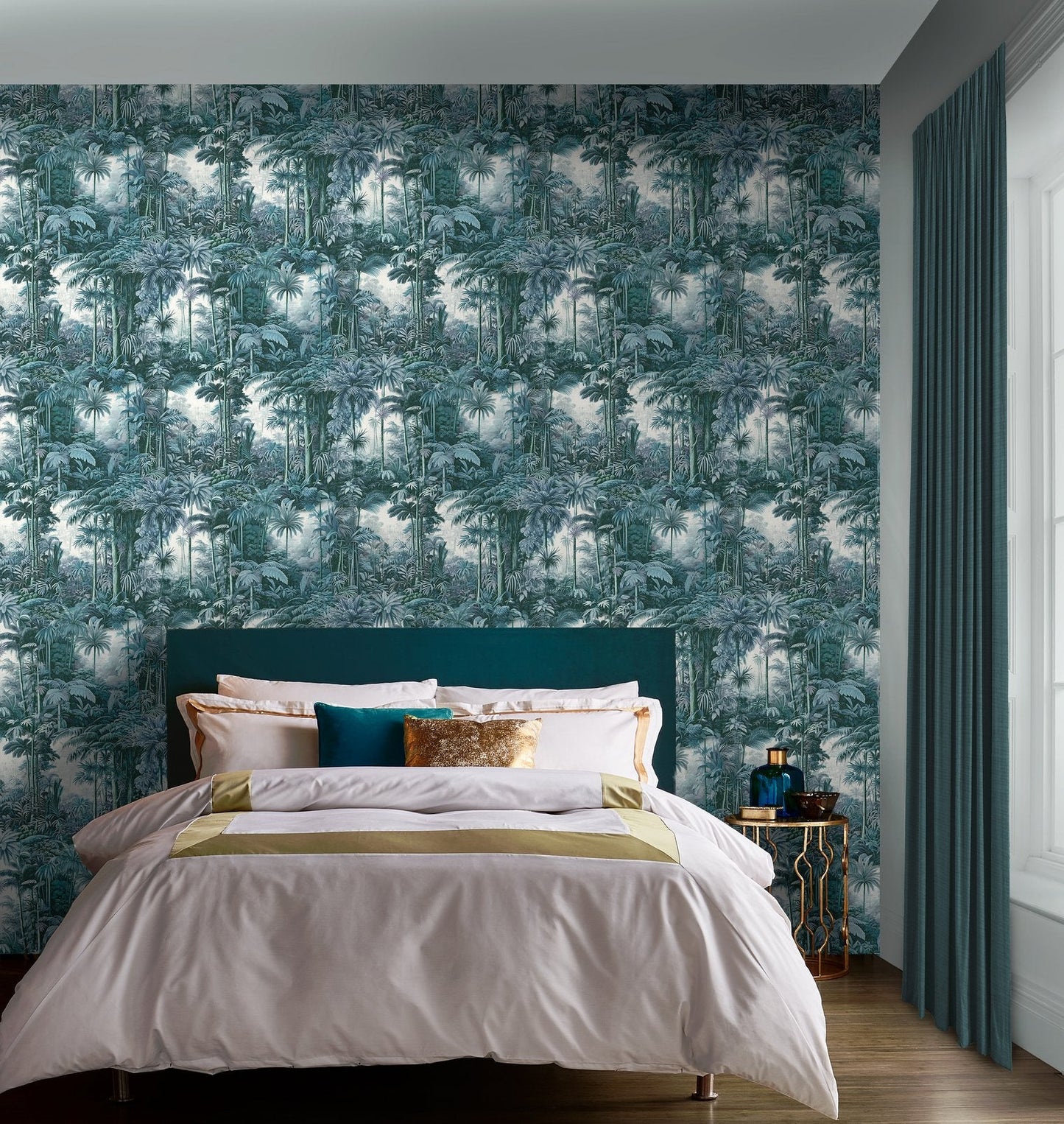 127915 - Benmore Ridge Wallpaper - Twilight - Graham & Brown