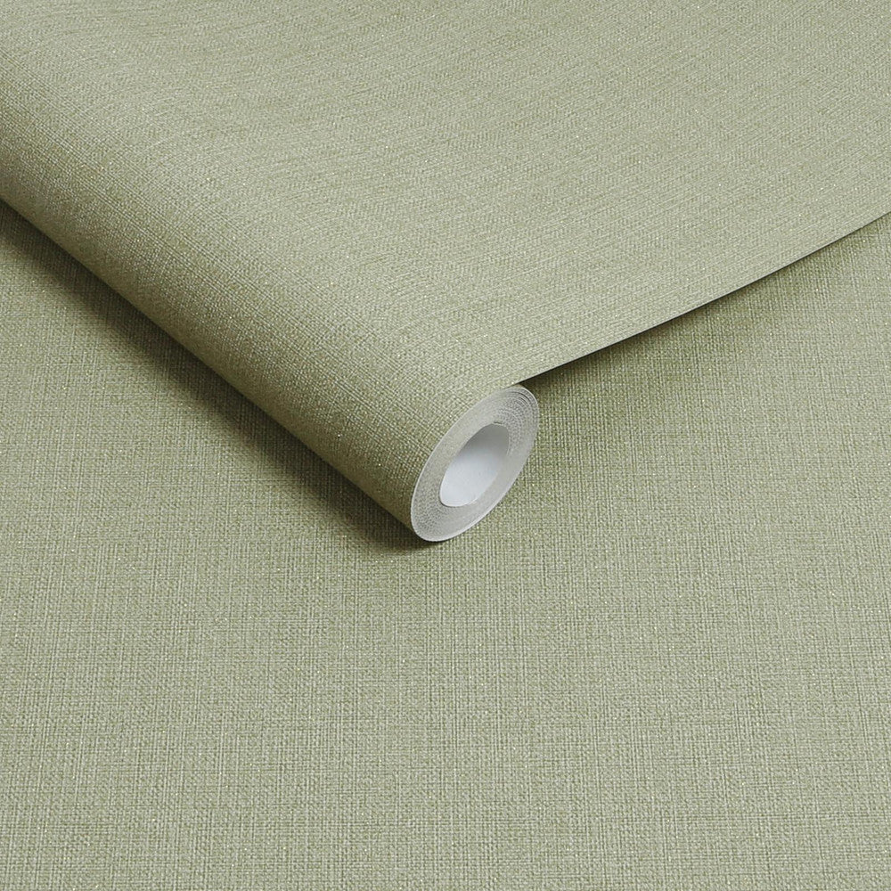 128027 - Breeze Texture Shimmer Wallpaper - Green - Boutique Luxury