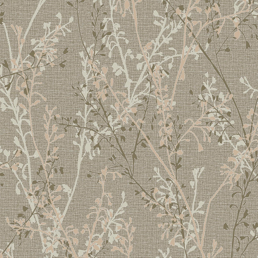 128042 - Breeze Sprig Wallpaper - Natural - Boutique Luxury