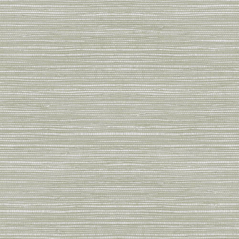 128760 - Emperor Grasscloth Wallpaper - Sage - Superfresco Easy