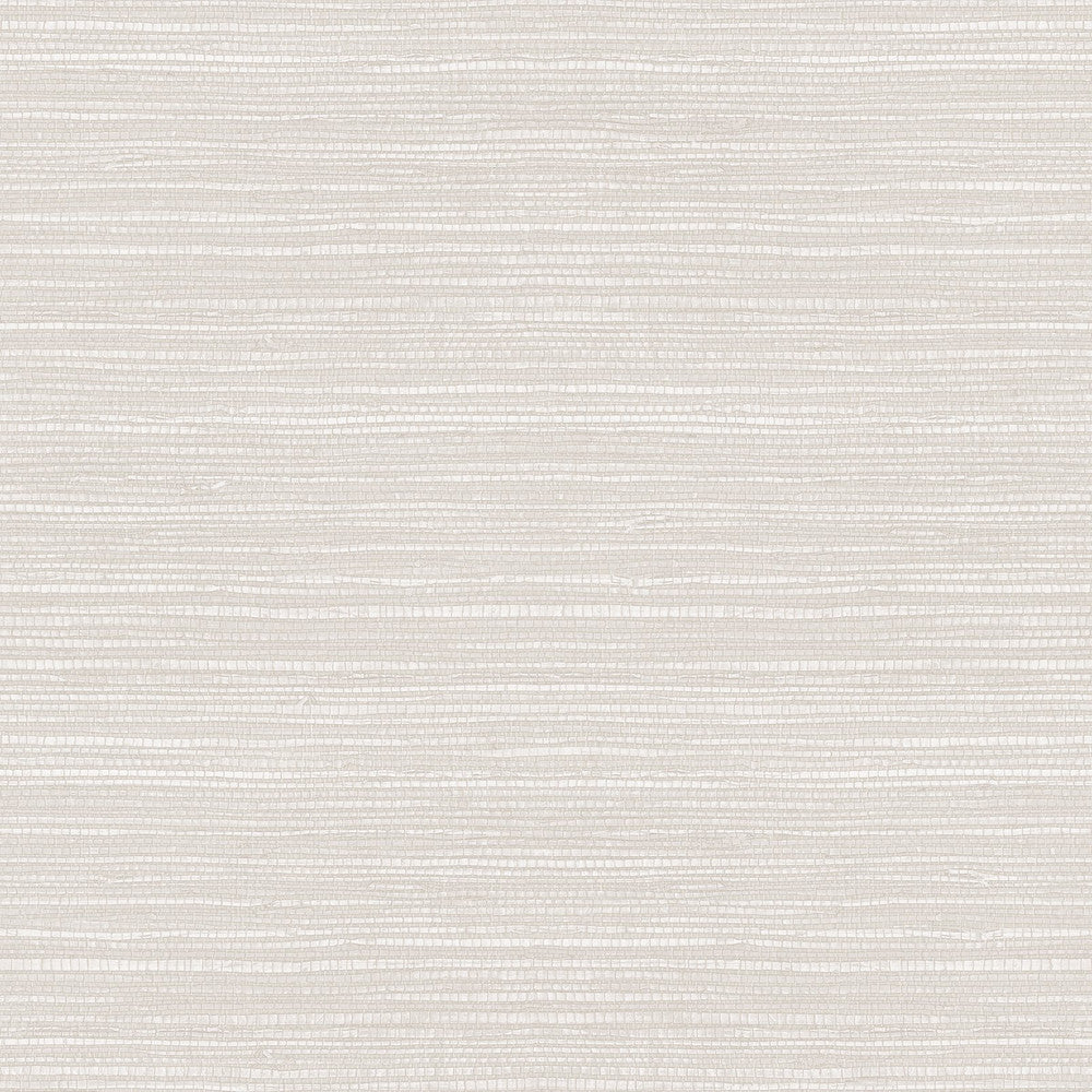 128763 - Emperor Grasscloth Wallpaper - Pearl - Superfresco Easy