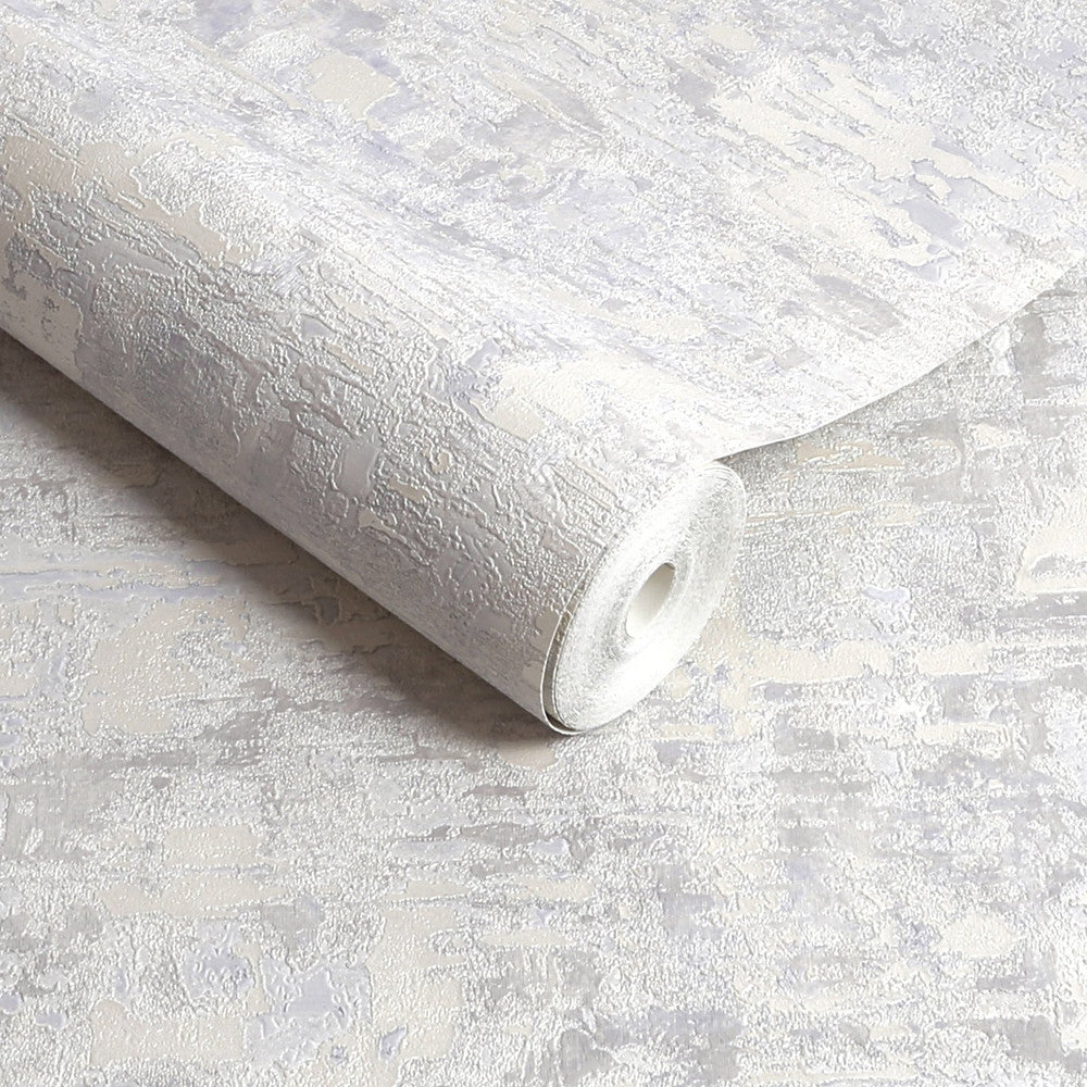128790 - Ornamental Texture Wallpaper - Pearl - Boutique Luxury