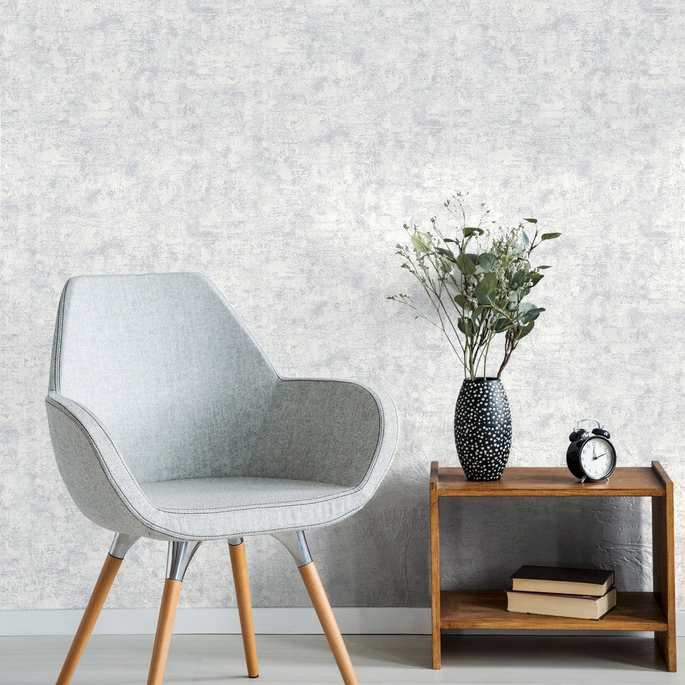 128790 - Ornamental Texture Wallpaper - Pearl - Boutique Luxury