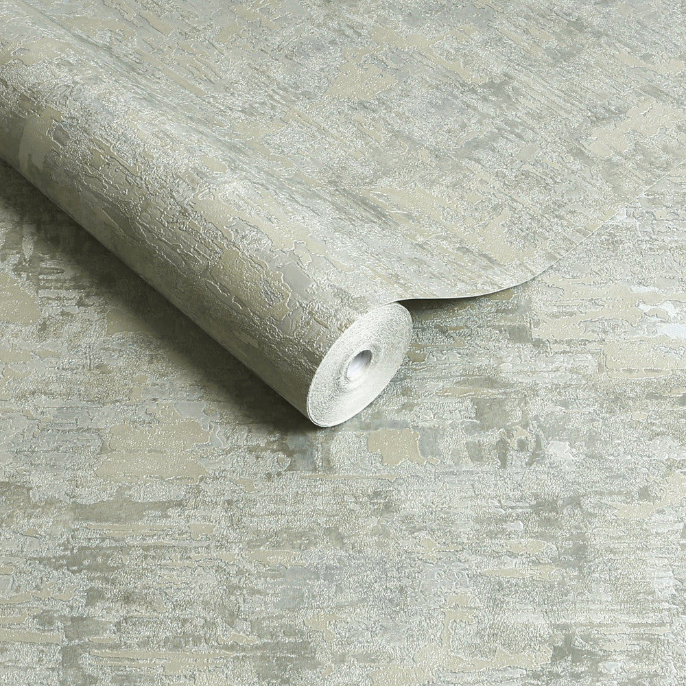 128817 - Ornamental Texture Wallpaper - Sage - Boutique Luxury