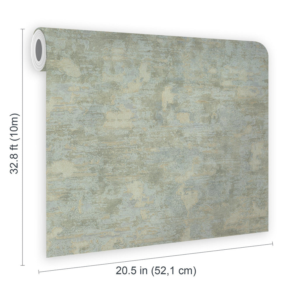 128817 - Ornamental Texture Wallpaper - Sage - Boutique Luxury