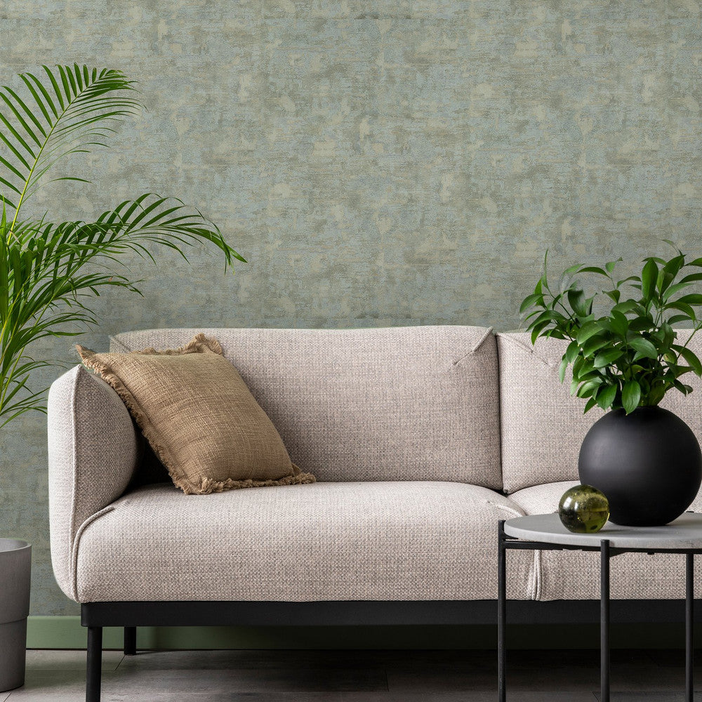 128817 - Ornamental Texture Wallpaper - Sage - Boutique Luxury