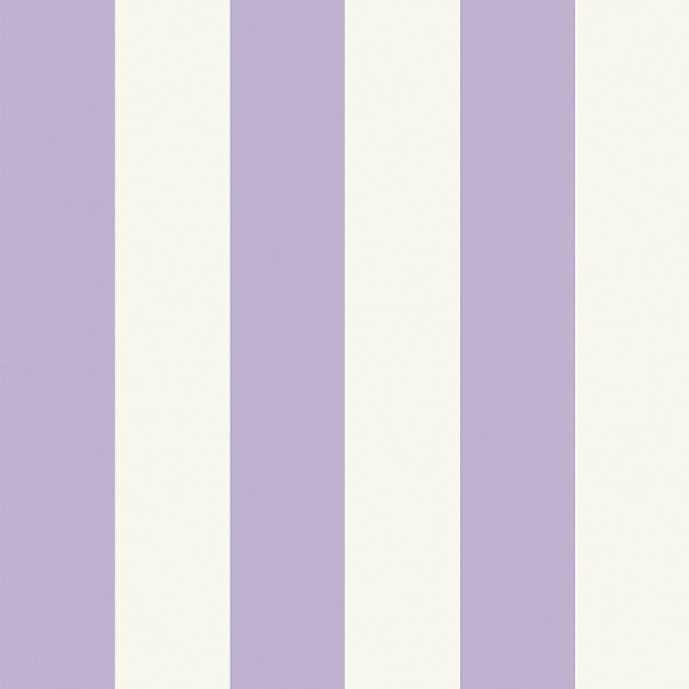 128844 - Craft Stripe Wallpaper - Lilac - Next