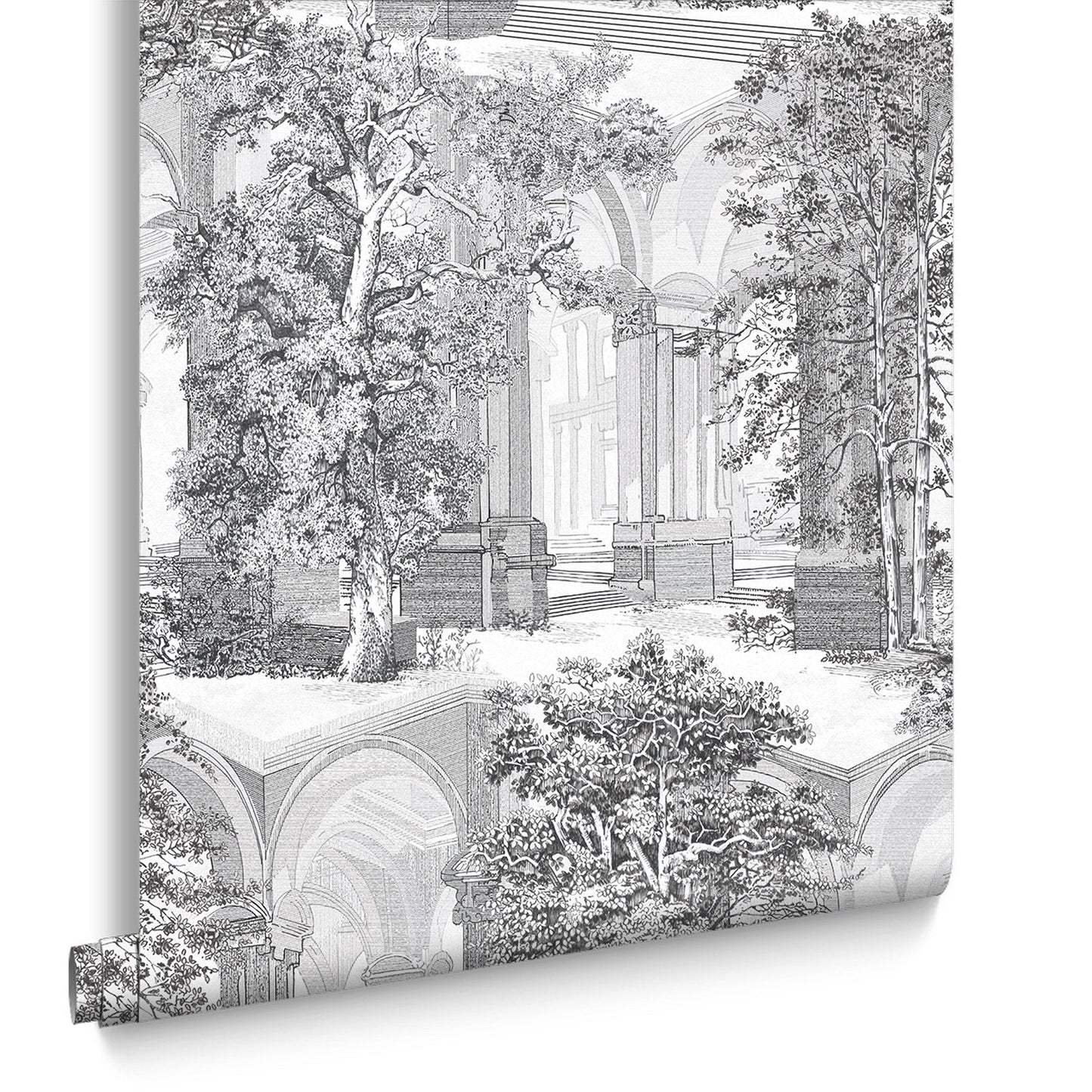 129092 - Rivington Folly Wallpaper - Tattoo - Graham & Brown