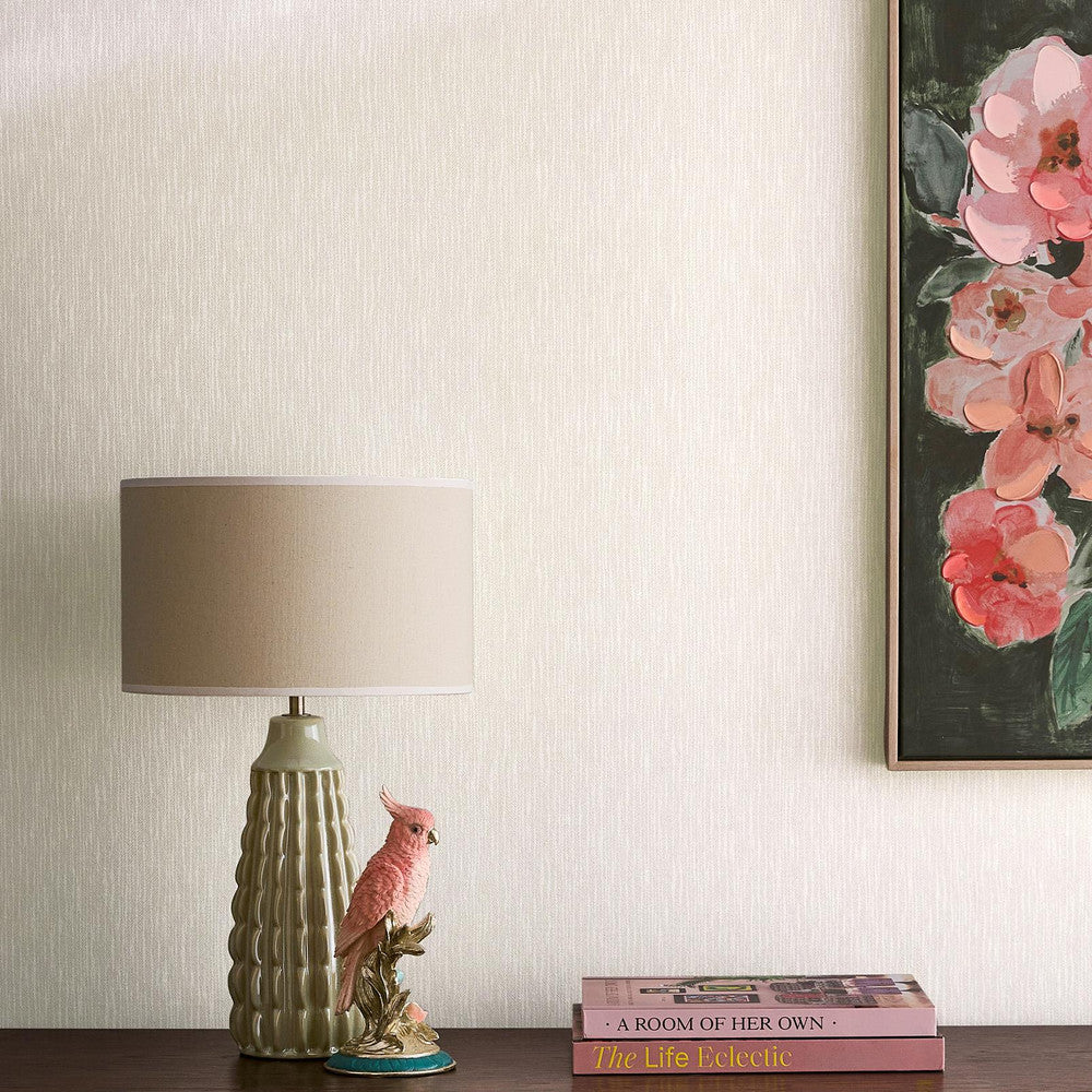 130088 - Grasscloth Warm Wallpaper - Neutral - Next