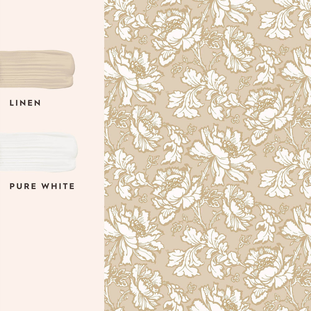 130101 - Tamara Wallpaper - Gold - Laura Ashley