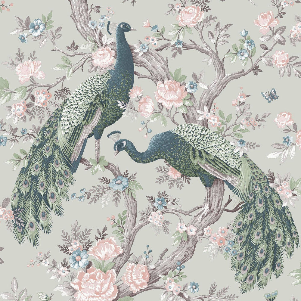 130113 - Belvedere Wallpaper - Sage Green - Laura Ashley