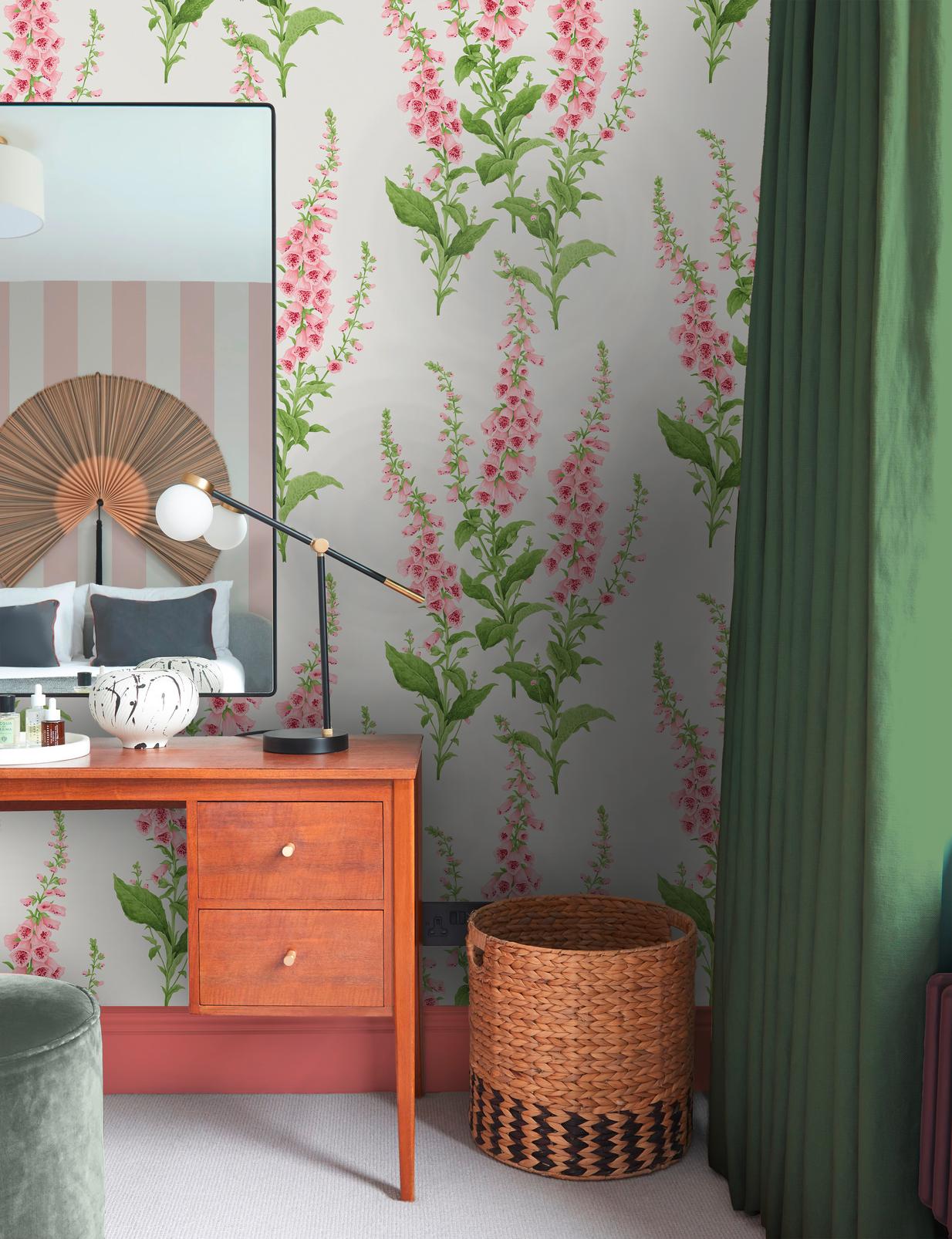 130307 - Foxglove Wallpaper - Day - Graham & Brown