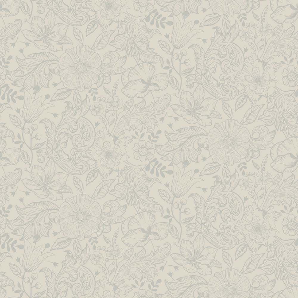 13125 - Wilma Wallpaper - Neutral - Midbec