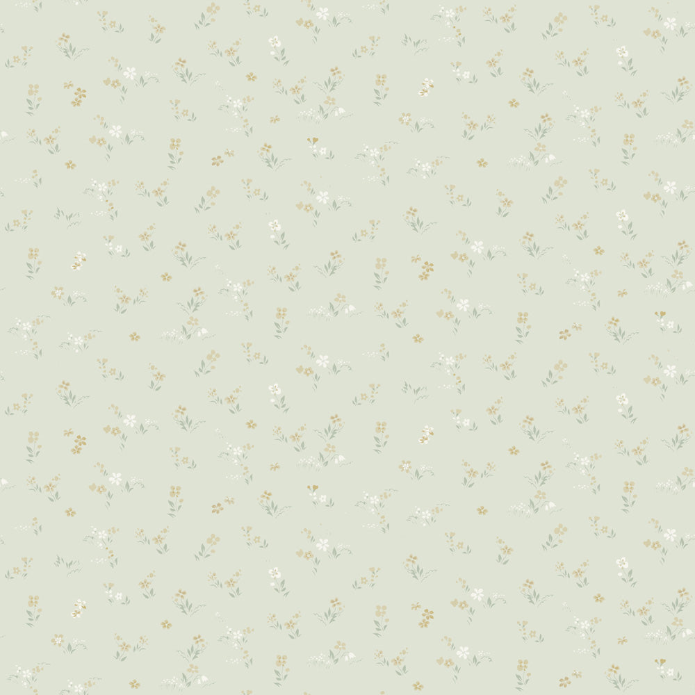 16010 - Sommarnatt Wallpaper - Light Green - Midbec