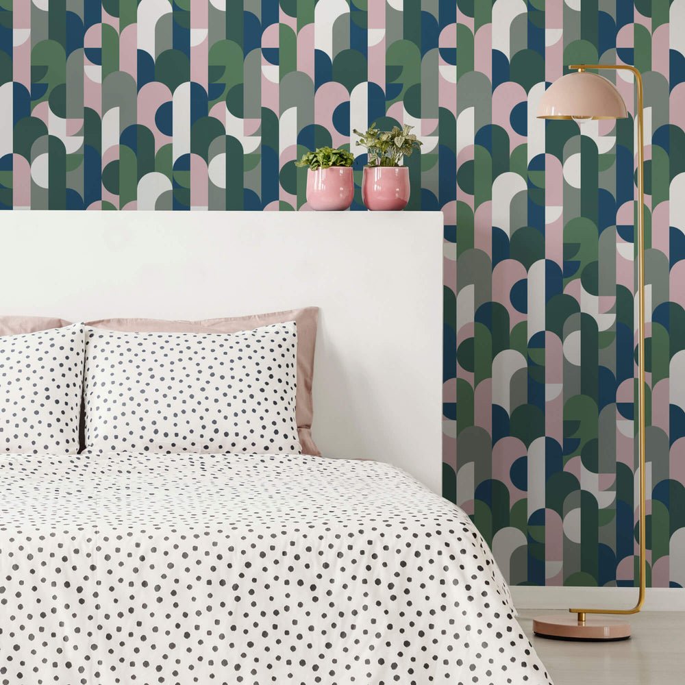 1919 Wallpaper - Pink Green - Lust Home - LH900285 - Premier Wallcovering