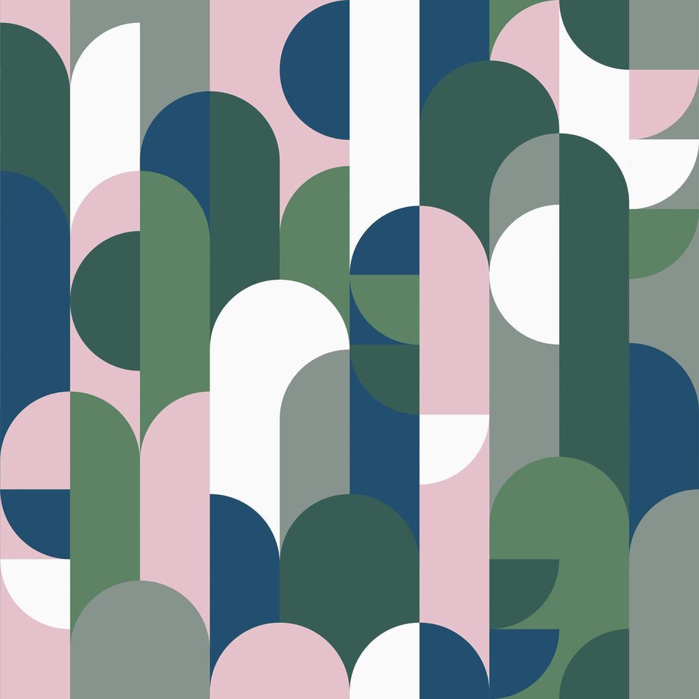 1919 Wallpaper - Pink Green - Lust Home - LH900285 - Premier Wallcovering