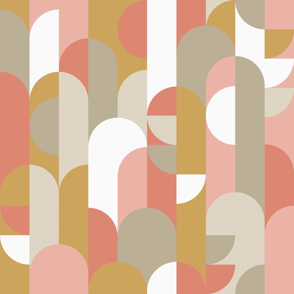 1919 Wallpaper - Coral Blush & Mustards - Lust Home - LH900287 - Premier Wallcovering