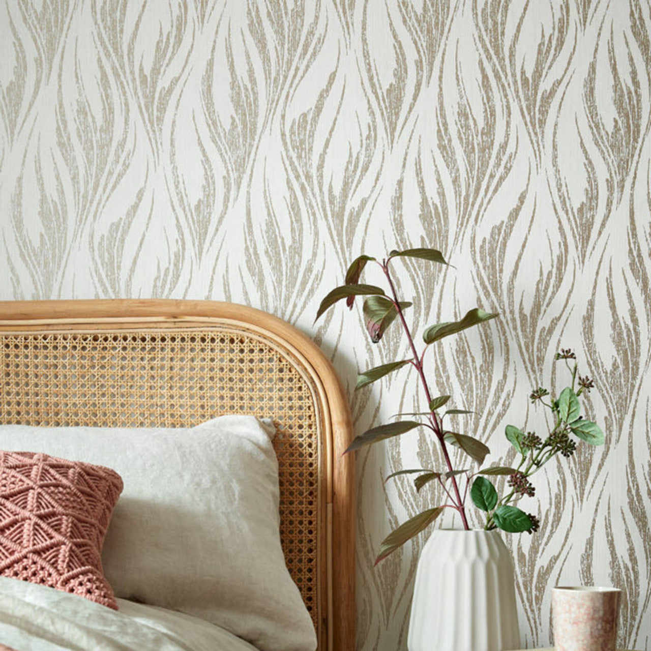 2008-146-04 - Ripple Wallpaper - Shimmer - 1838 wallcoverings