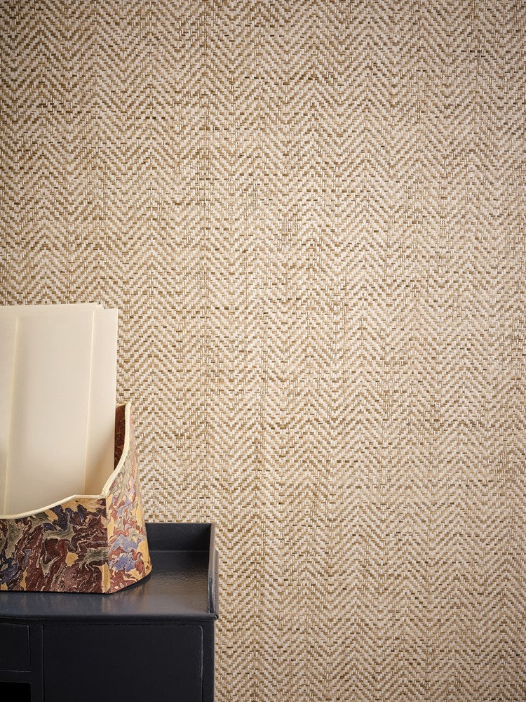 20466-02 - Tabor Wallpaper - Hemp - Colefax & Fowler