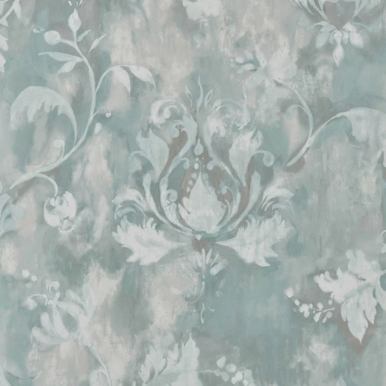 2109-156-03 - Ornamenta Wallpaper - Aqua - 1838 wallcoverings