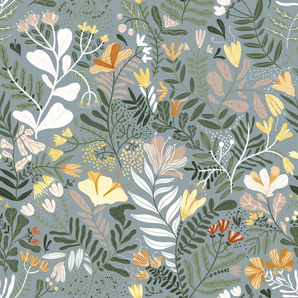 22008 - Brittsommar Wallpaper - Light Gray - Midbec