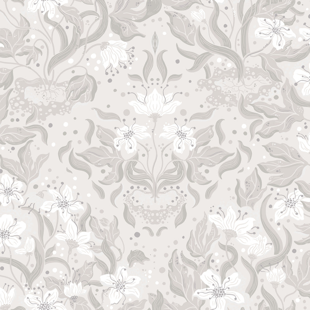 22019 - Lisa Wallpaper - Light Gray - Midbec