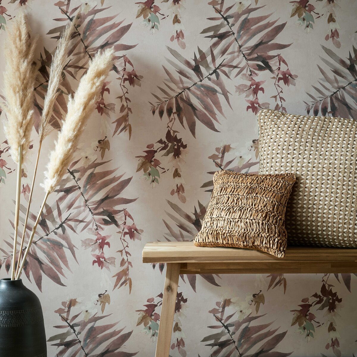 2210-160-04 - Essence Wallpaper - Pink - 1838 wallcoverings