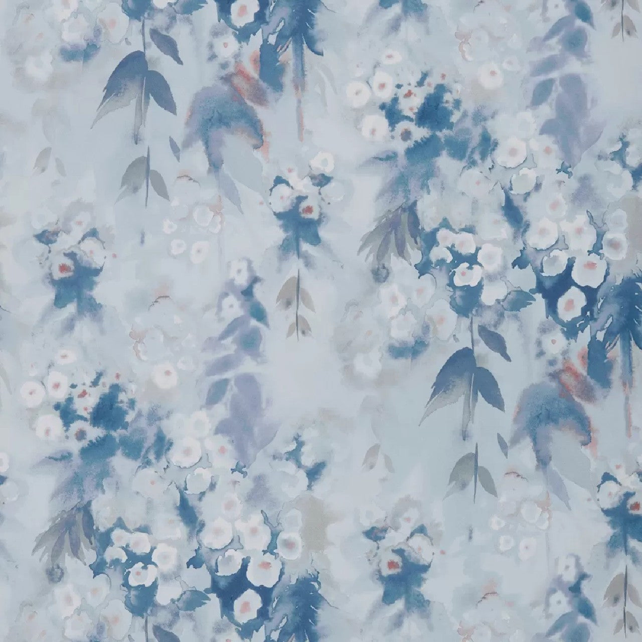 2210-162-03 - Cascade Wallpaper - Cornflower - 1838 wallcoverings